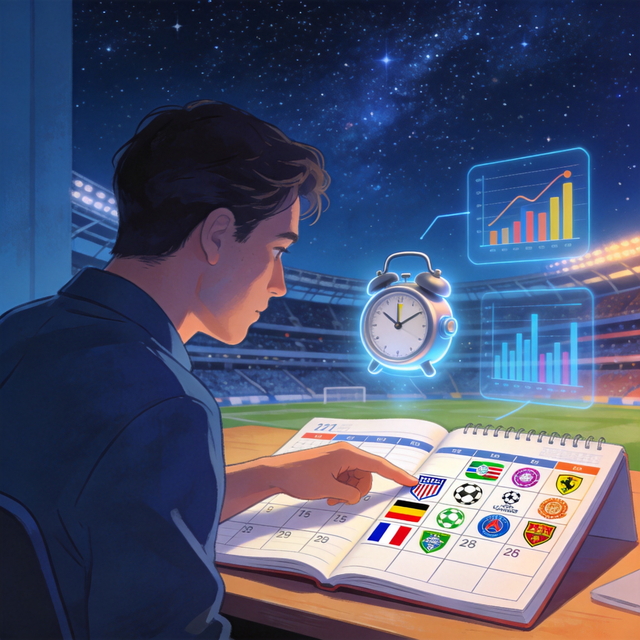 星空体育比赛预告与日历筛选界面展示五大联赛赛程